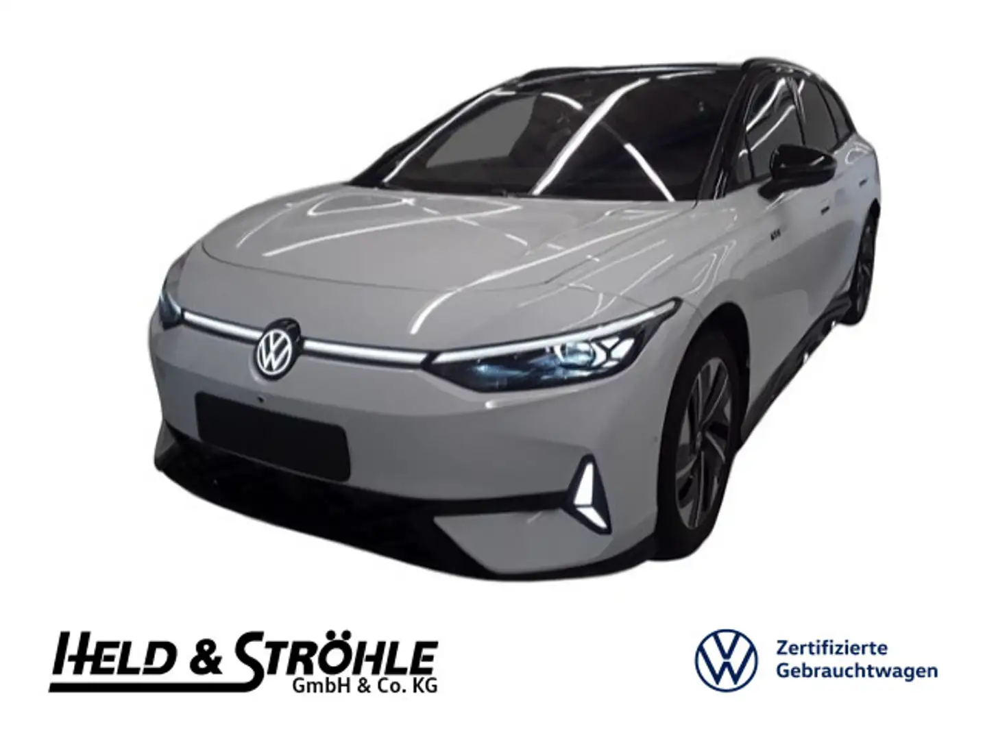 Volkswagen ID.7 Tourer GTX 4M AHK MATRIX WÄPU 360°KAM HUD Weiß - 1