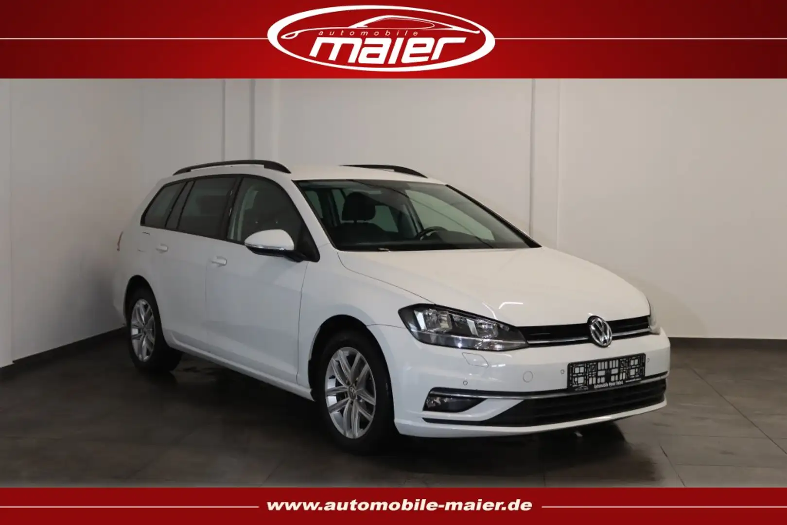 Volkswagen Golf Var. 1.6 TDI Comfortline-NAVI-ACC-SHZ-PDC- Weiß - 1
