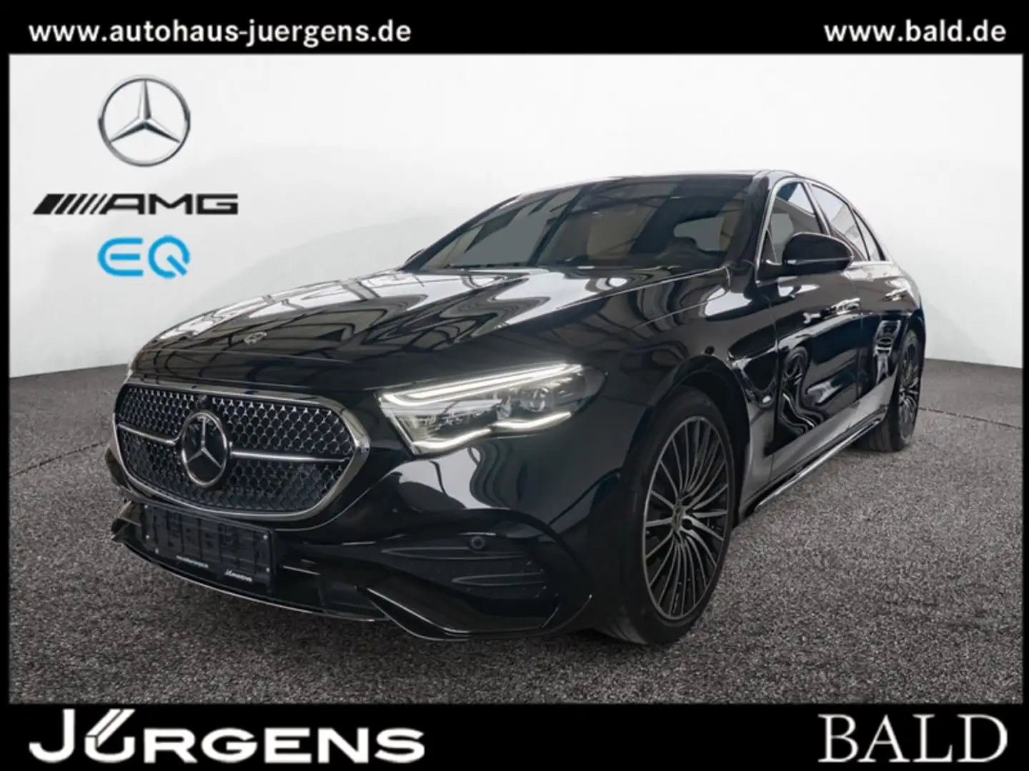 Mercedes-Benz E 200 AMG-Sport/Pano/Burm/HUD/Sitzklima/Distr/20 Schwarz - 1