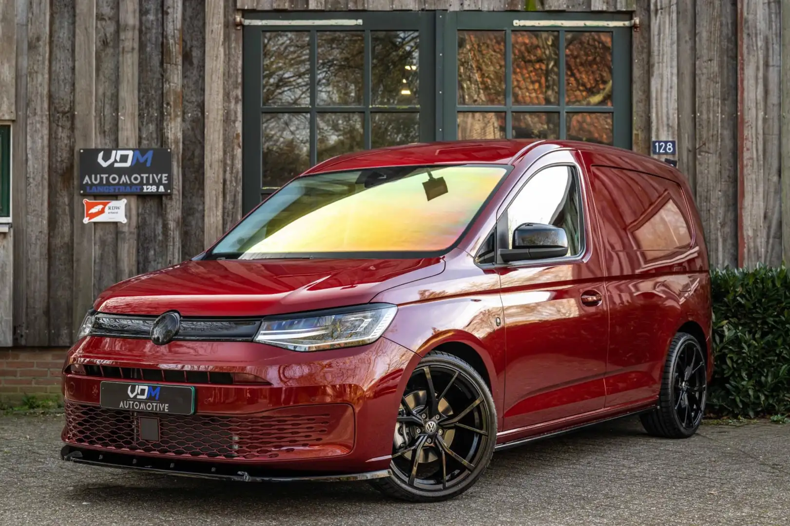 Volkswagen Caddy Cargo 2.0 TDI Exclusive |Maxton|DSG Rood - 1