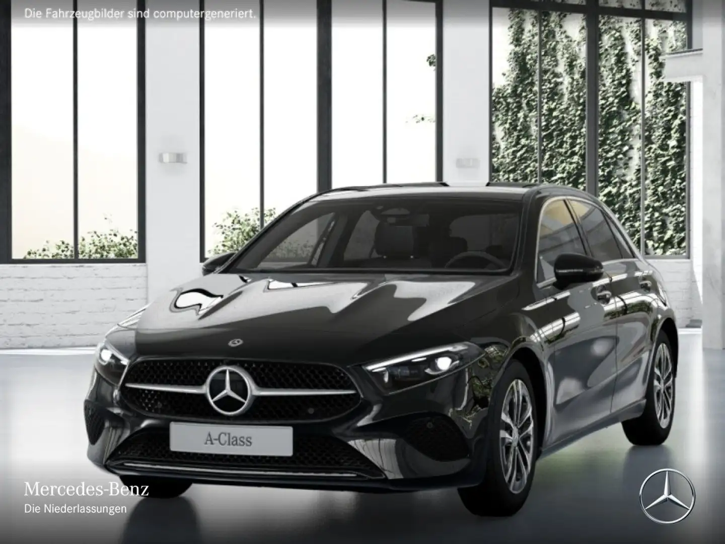 Mercedes-Benz A 250 4M PROGRESSIVE+PANO+MULTIBEAM+KAMERA+TOTW+8G Schwarz - 2