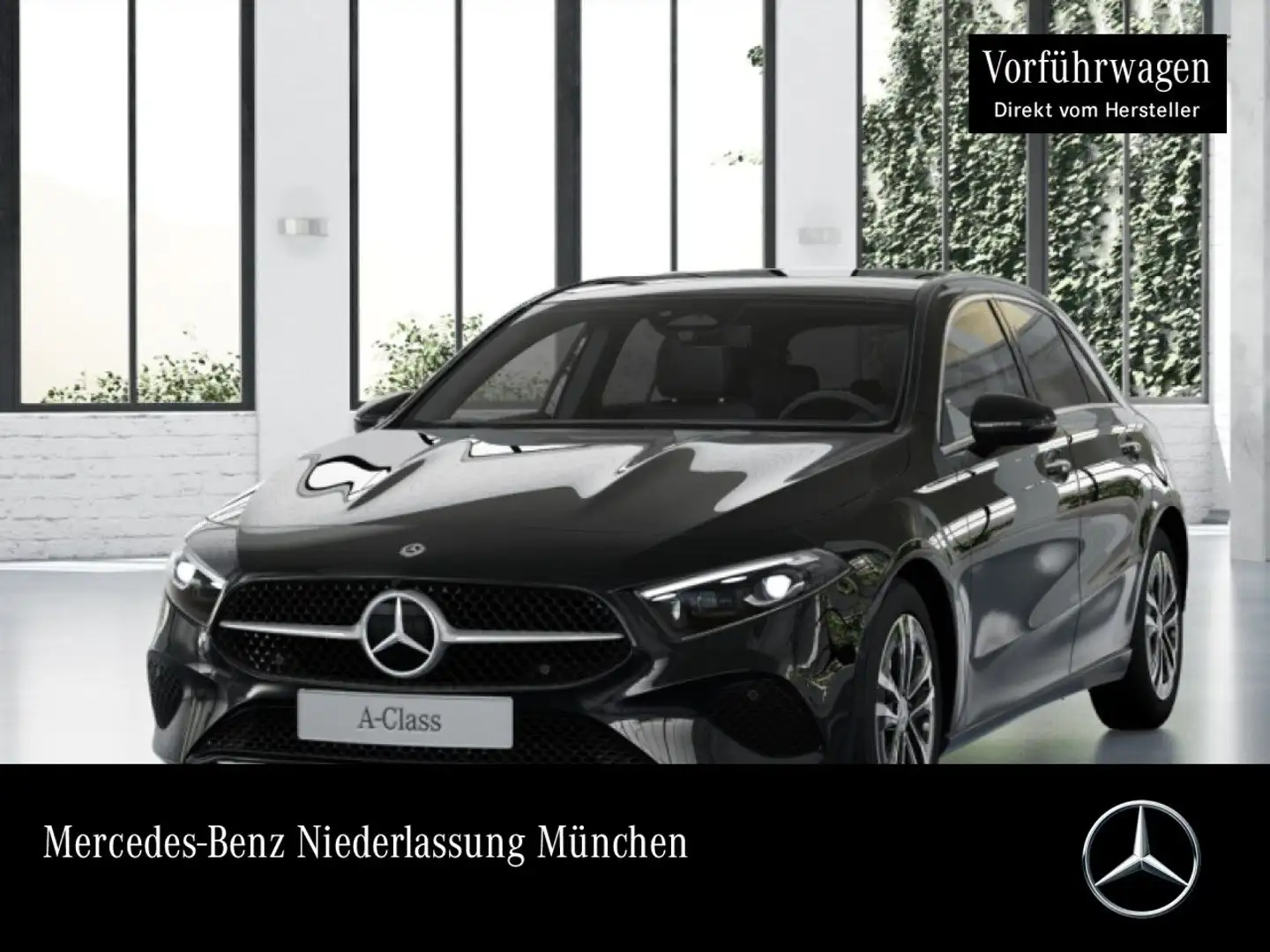 Mercedes-Benz A 250 4M PROGRESSIVE+PANO+MULTIBEAM+KAMERA+TOTW+8G Schwarz - 1