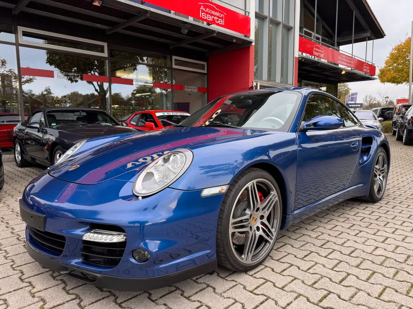 Porsche 997 turbo -6-Gg. -Werksunikat-  41tkm ! Blau - 1
