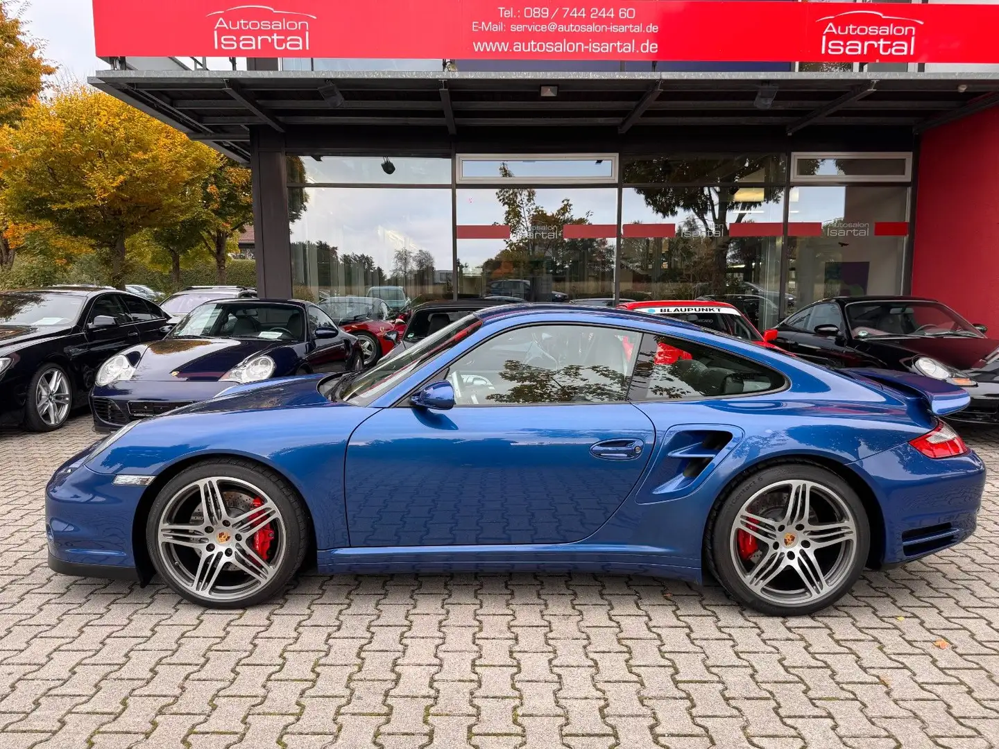 Porsche 997 turbo -6-Gg. -Werksunikat-  41tkm ! Blau - 2