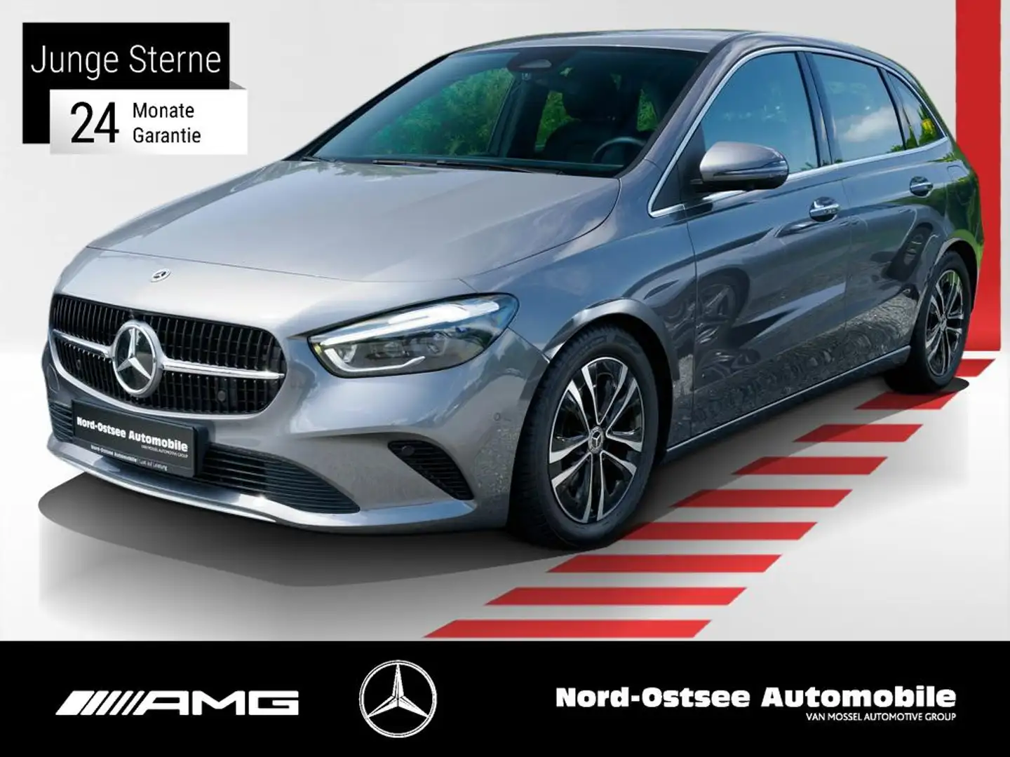 Mercedes-Benz B 200 d PROGRESSIV 360°KAMERA MULTIBEAM TEMPOMAT Grau - 1