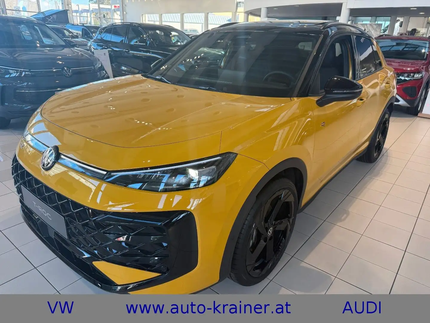 Volkswagen T-Roc R-Line 1.5 eTSI 110 kW Gelb - 1