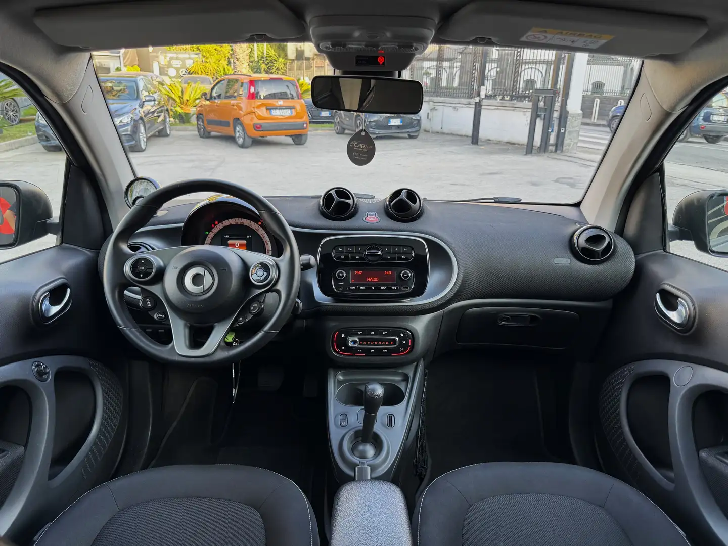 smart forTwo 0.9 Turbo Passion 90CV Twinamic TETTO Grigio - 2