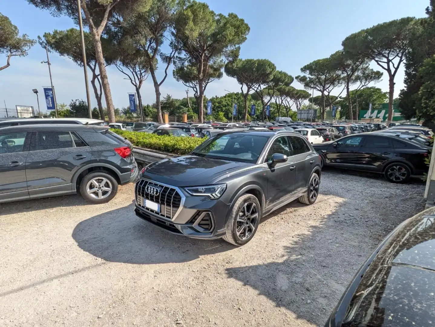 Audi Q3 QUATTRO 2.0tdi 200cv SAFETYPACK TELECAM NAVI Grigio - 1