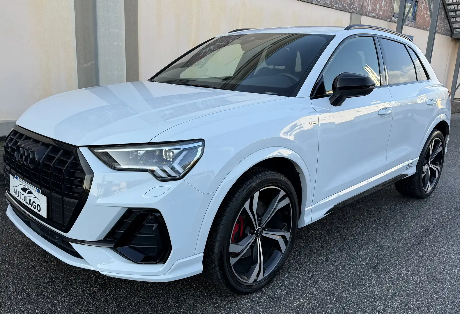 Audi Q3 40 2.0 tdi S line edition quattro 200cv Bianco - 2