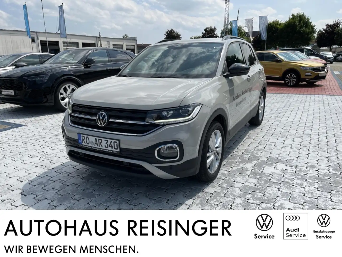 Volkswagen T-Cross 1.0 TSI Move (AHK,NAVI,LED,RearView) Klima Navi Grau - 1