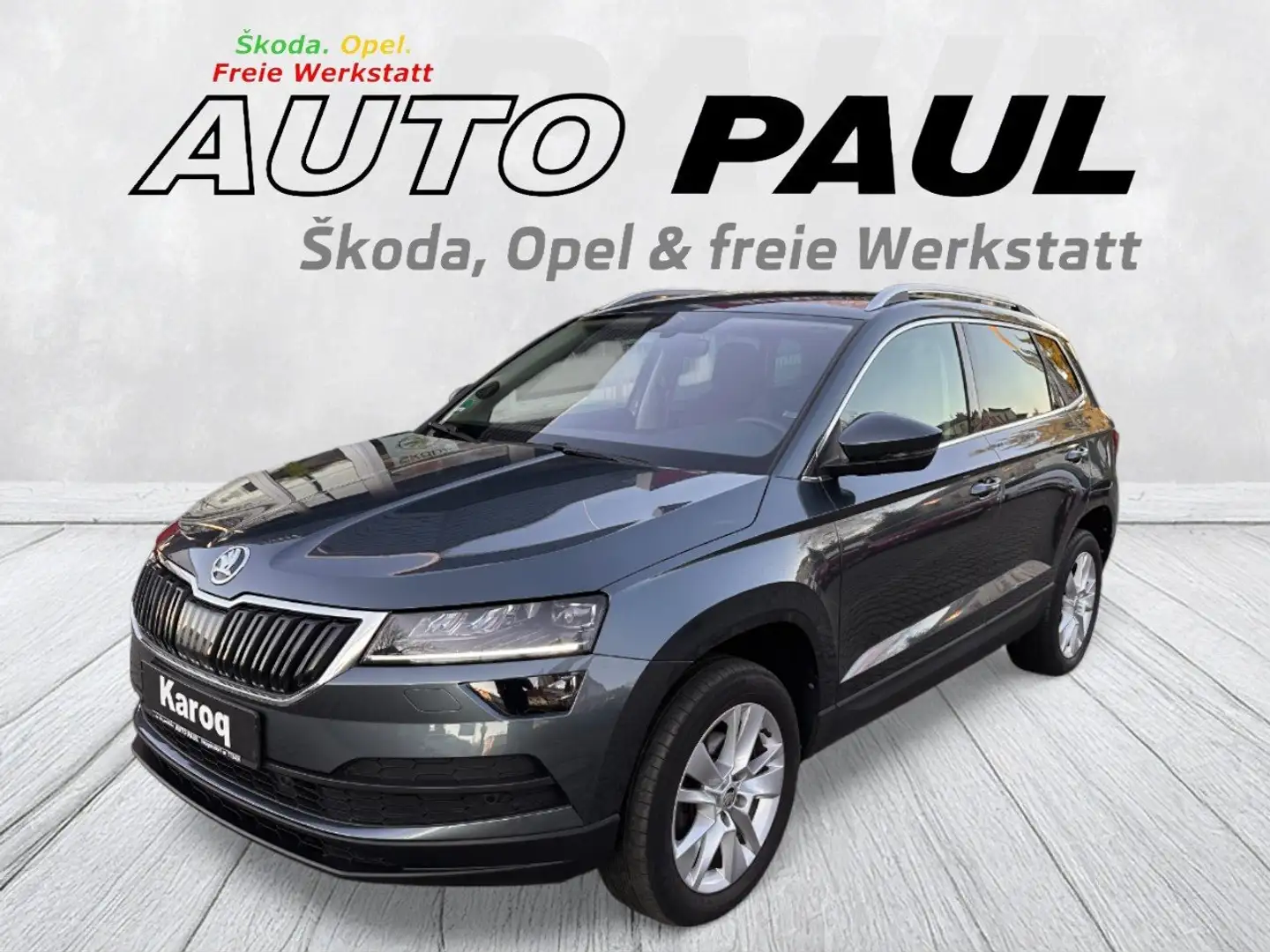 Skoda Karoq Style Automatik*AHK*ACC*Frontscheibenheiz*Sitzheiz Grau - 1