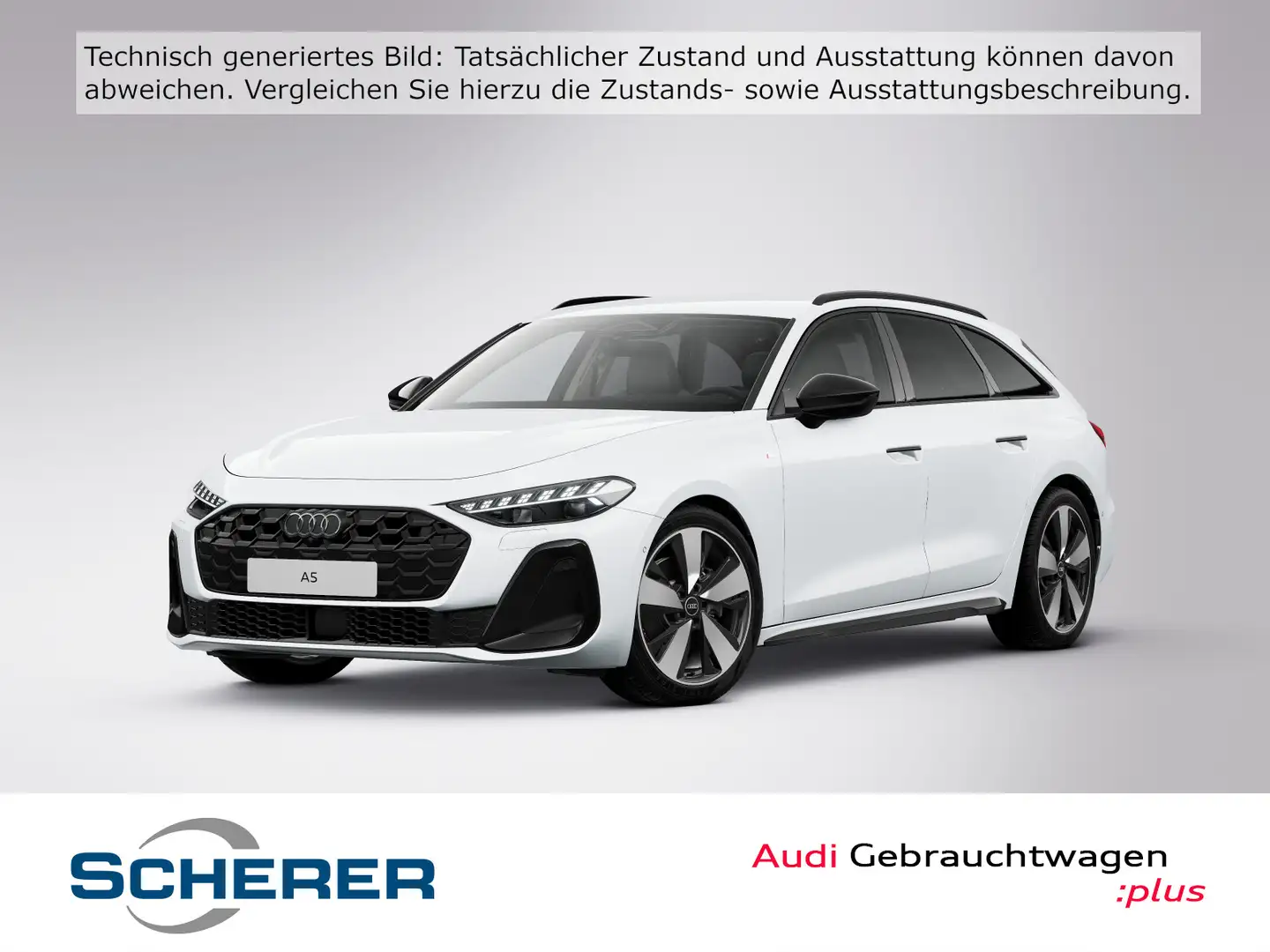 Audi A5 S line TFSI S tronic LED+ AHK EPH+ ACC Weiß - 1