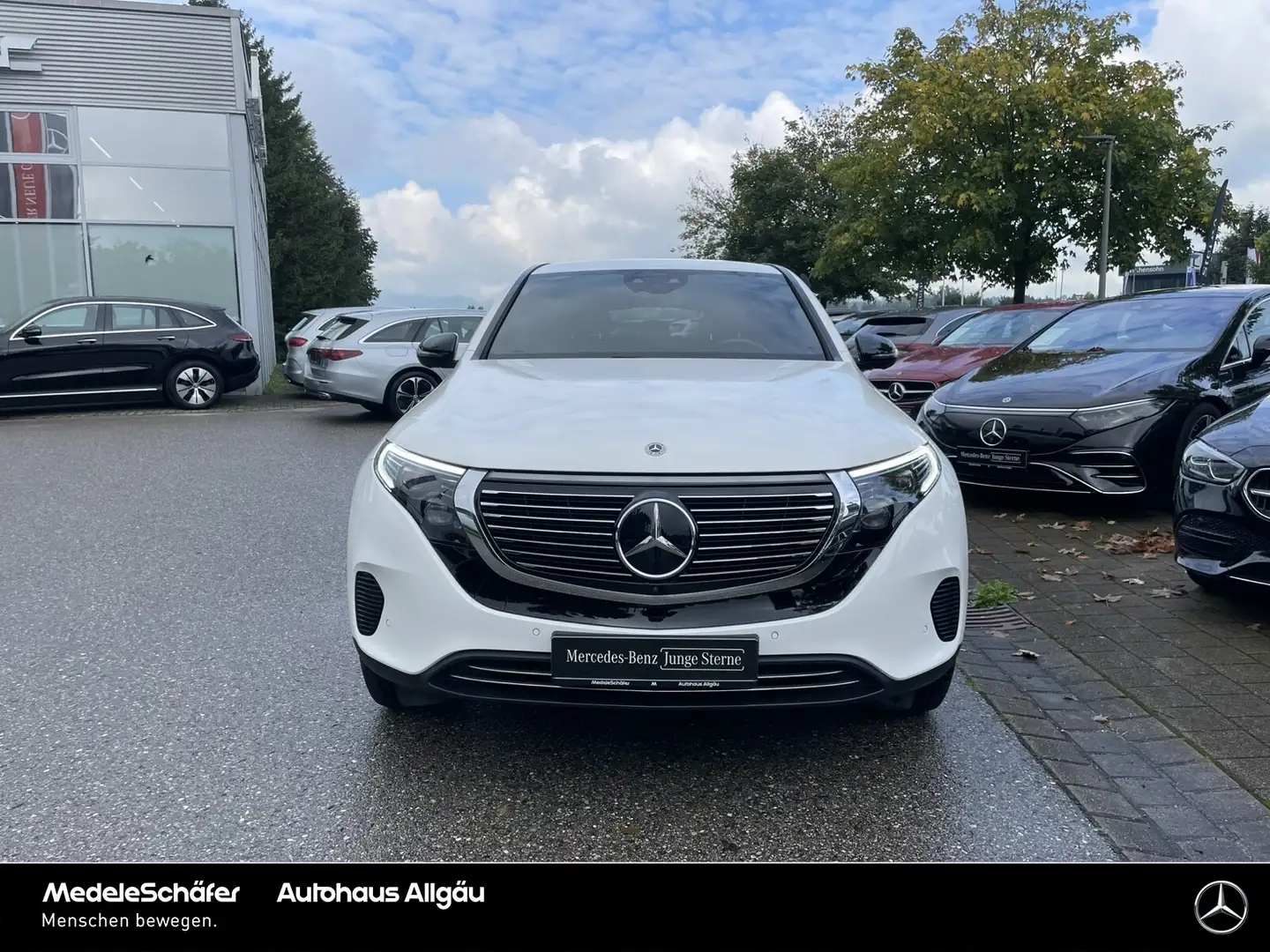 Mercedes-Benz EQC 400 EQC 400 4M Electric Art Distr MultiLED Mem KeylG Blanc - 2