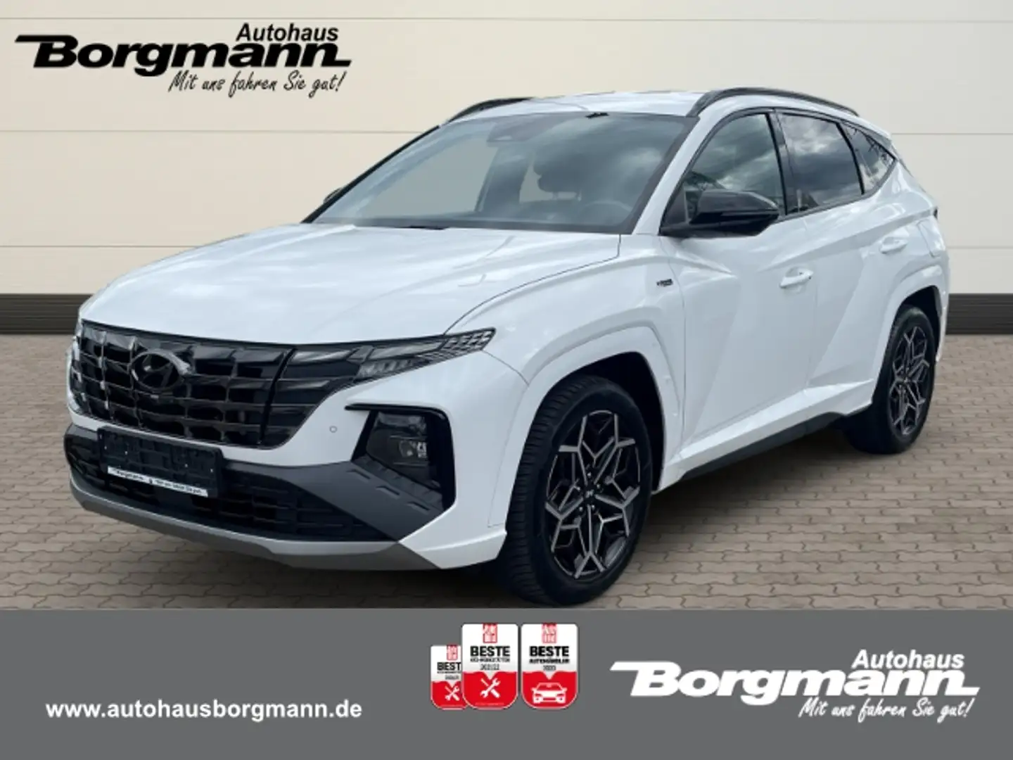Hyundai TUCSON N Line Mild-Hybrid 1.6 Turbo Rückfahrkam. - Navi - Weiß - 1