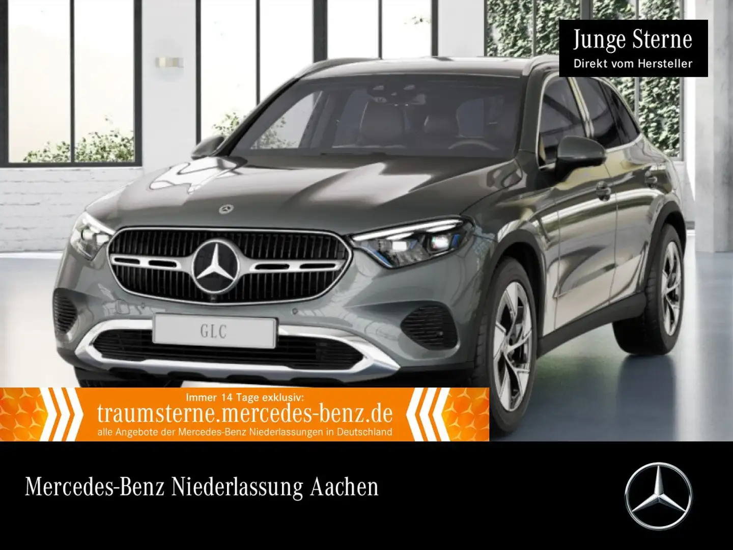 Mercedes-Benz GLC 300 e 4M AVANTG+360+AHK+KEYLESS+9G Gris - 1