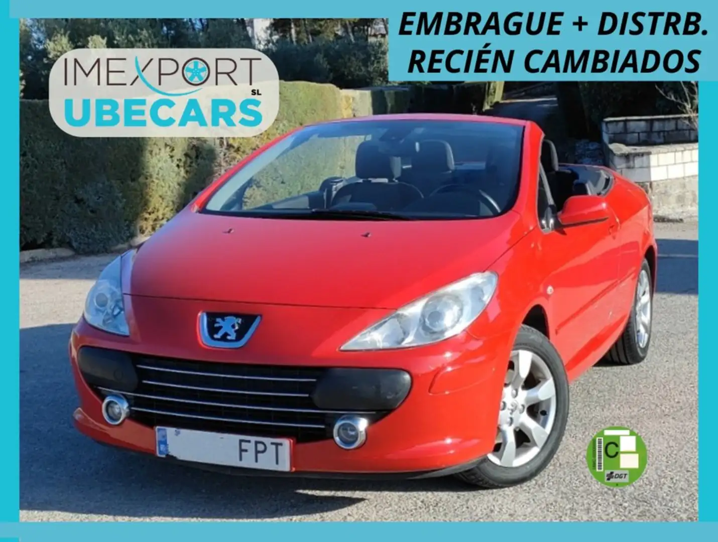 Peugeot 307 CC 1.6 16v Rojo - 1