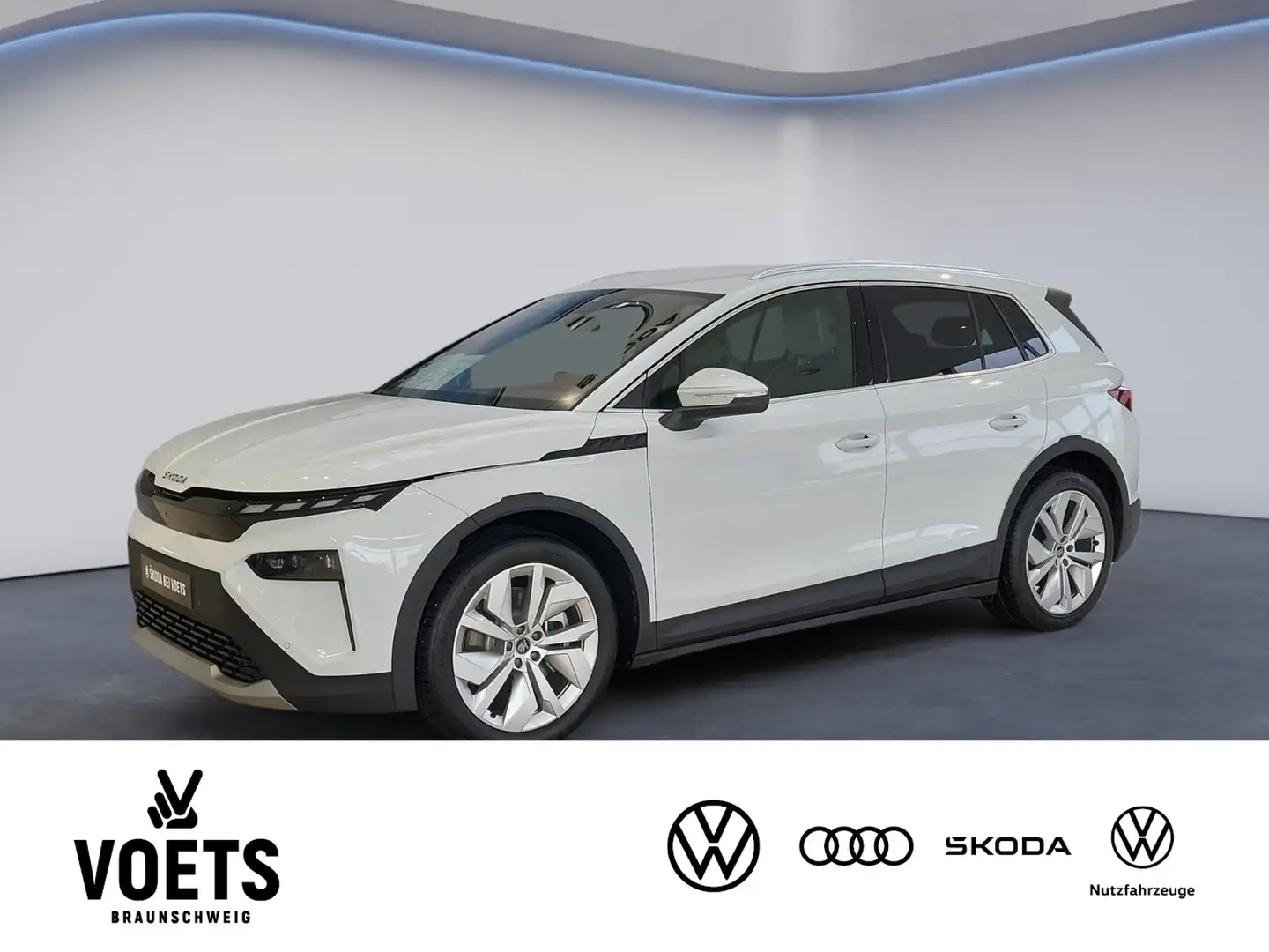 Skoda Elroq 85 MATRIX-LED+KEYLESS+SHZ+RÜCKFAHRKAMERA Weiß - 1