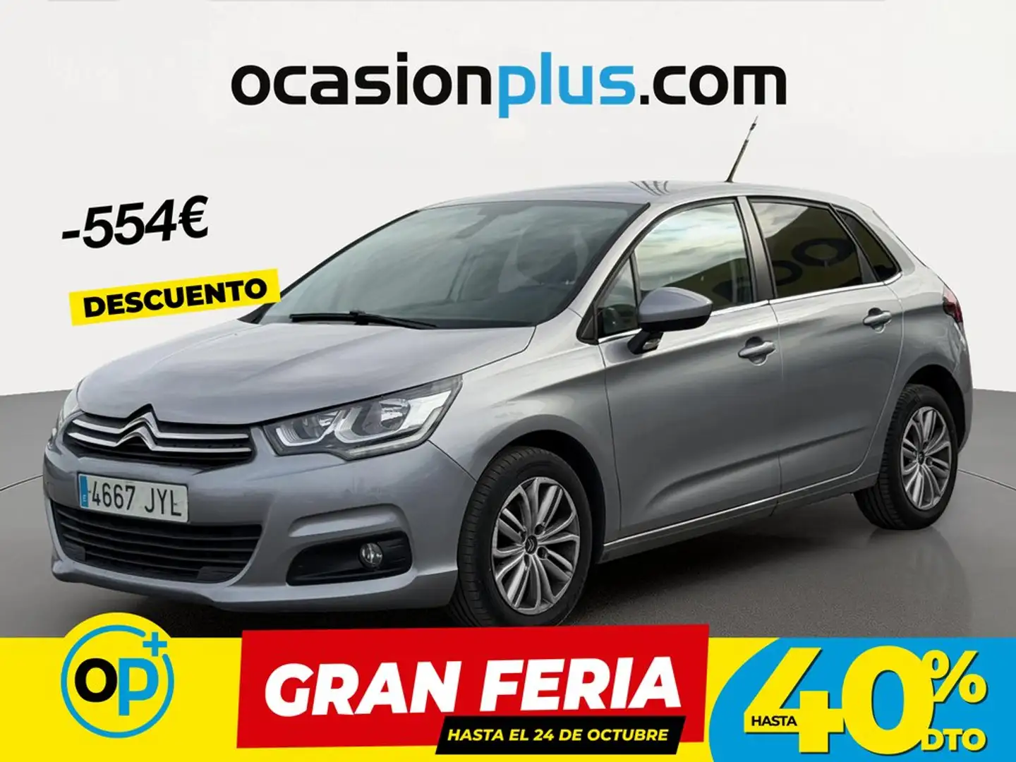 Citroen C4 1.6BlueHDI Live Edition 100 Gris - 1