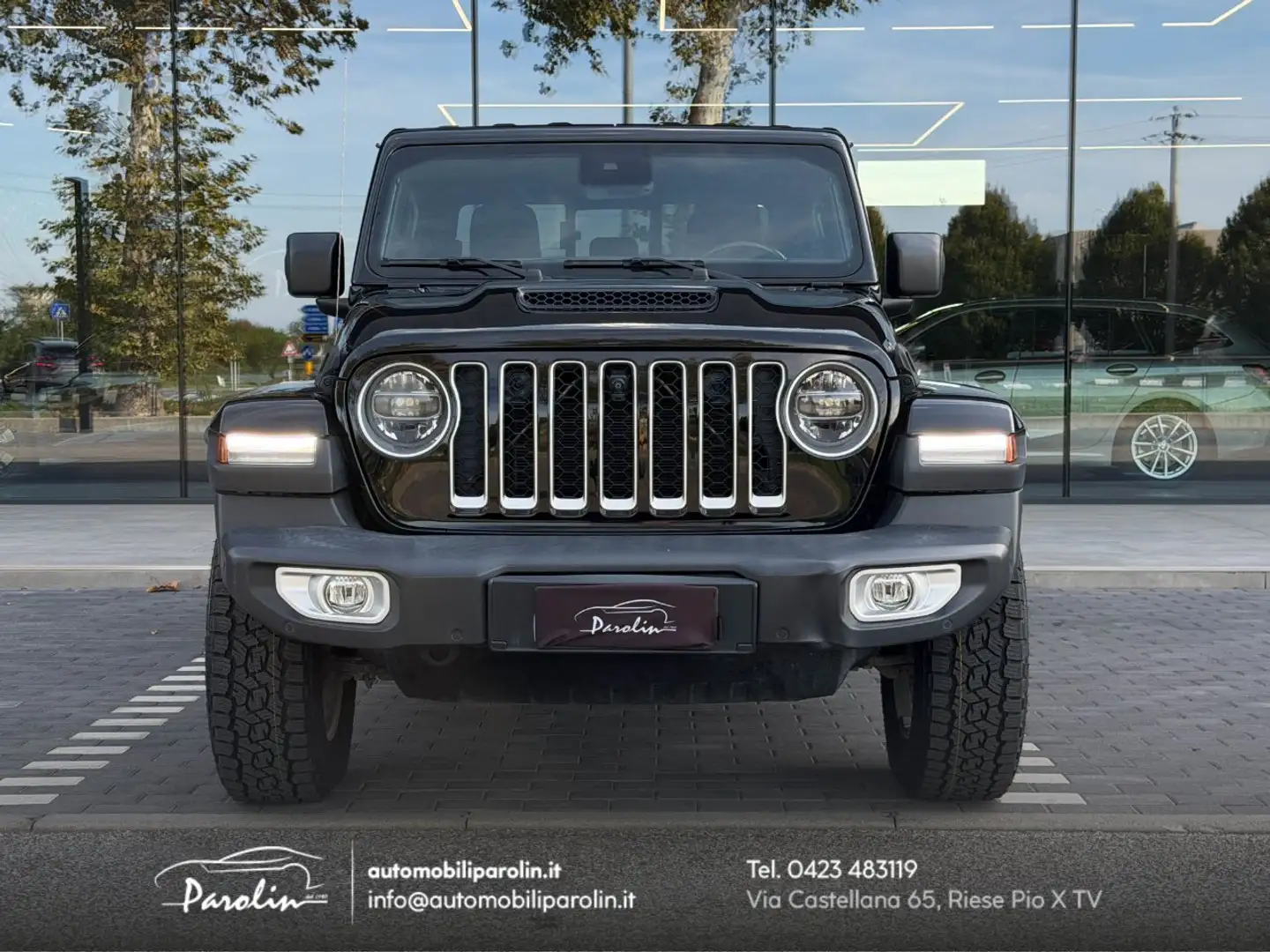 Jeep Gladiator 3.0 V6 Overland 4wd +IVA Pelle-ACC-Winter-LED Schwarz - 2