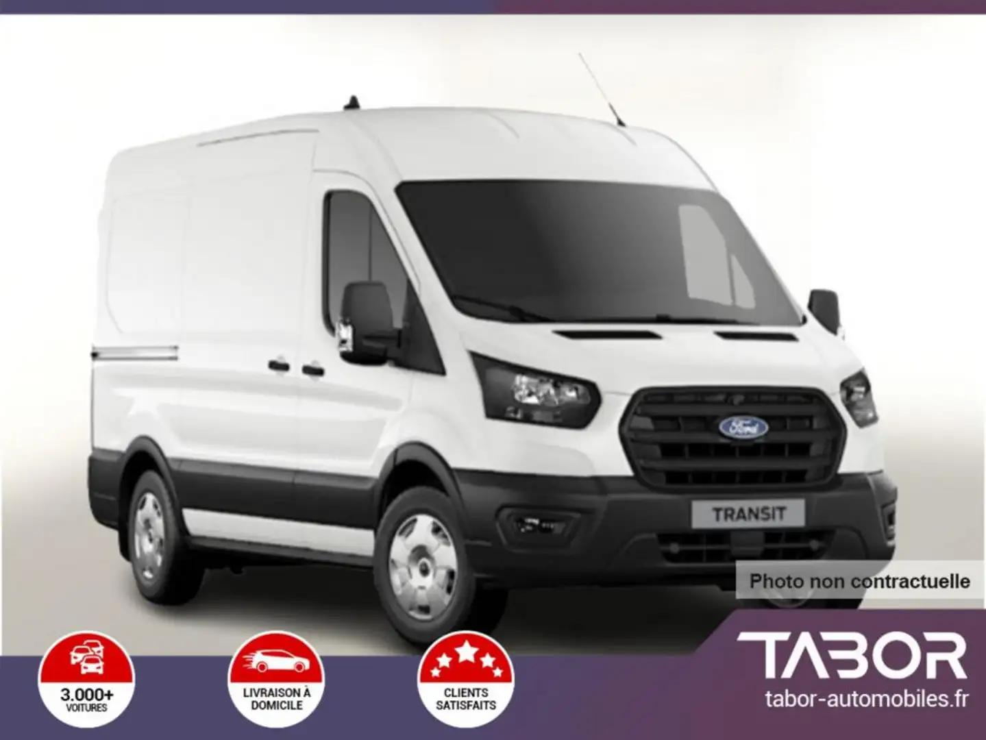 Ford Transit 350 2.0 TDCi 165 L2H2 Trend SYNC4 Blanc - 1