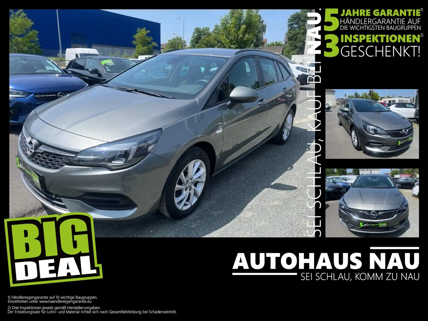 Opel Astra K Sports Tourer 1.2 Turbo Edition mit Kamera Sitzh Grigio - 1