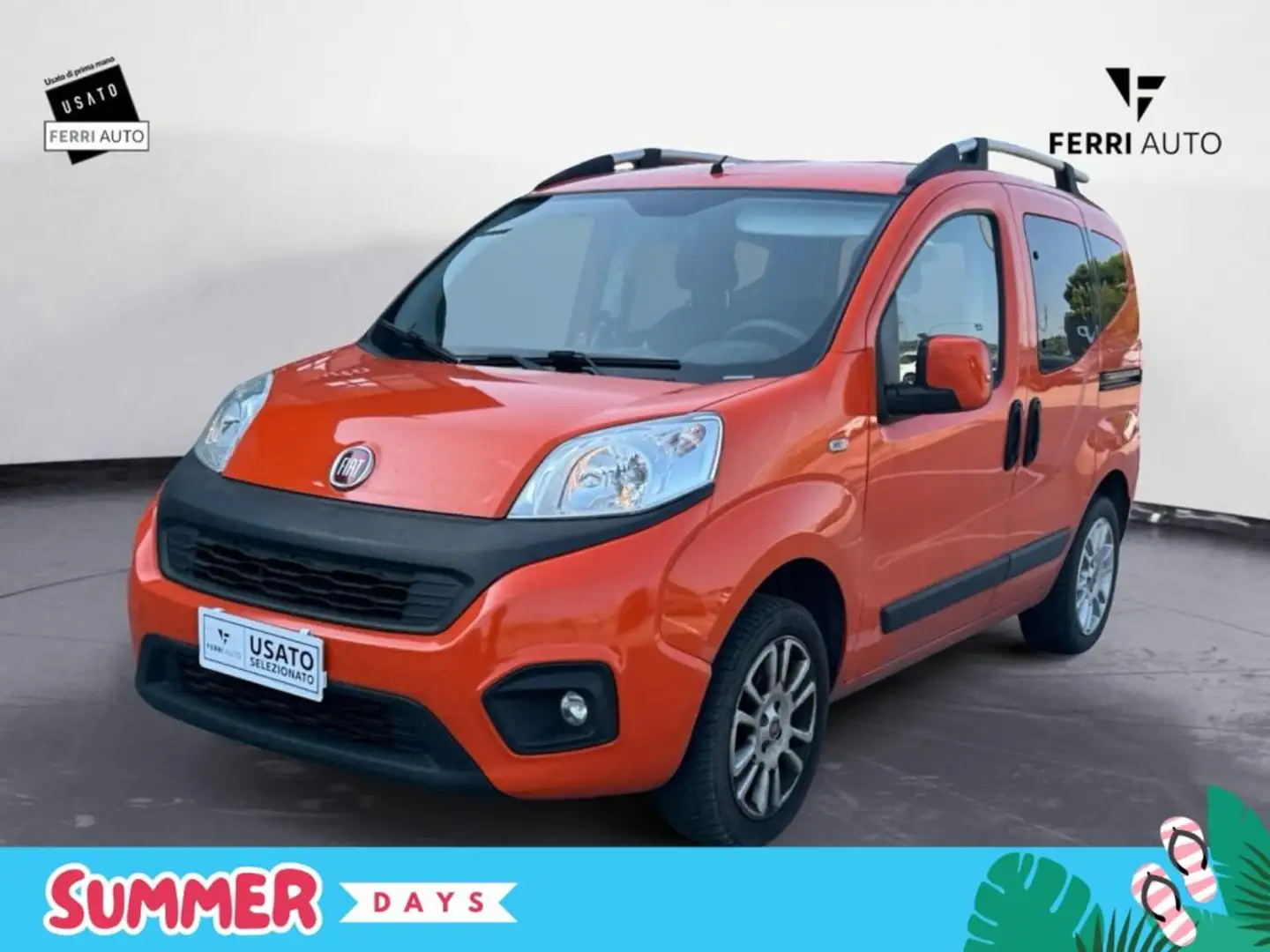 Fiat Qubo 1.4 8V 77 CV Easy Natural Power Portocaliu - 1