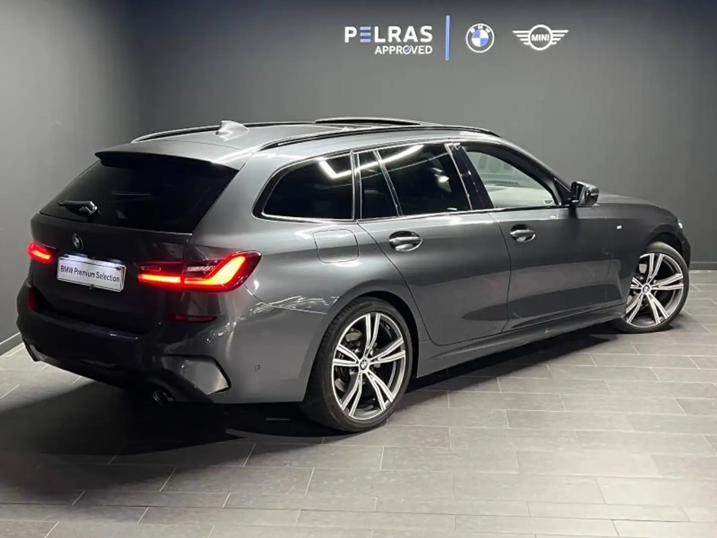 BMW 320 320dA MH xDrive 190ch M Sport Gris - 2