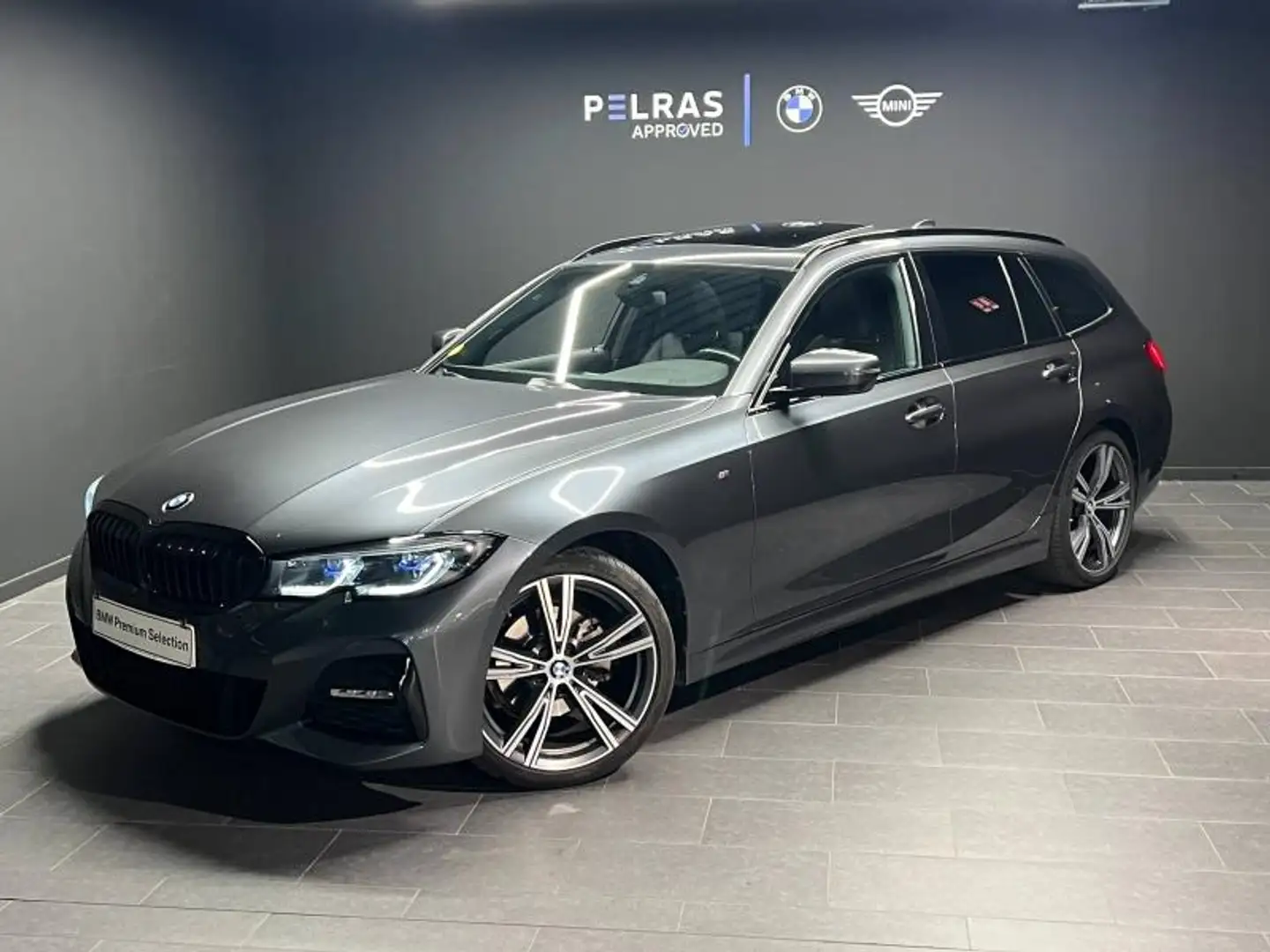 BMW 320 320dA MH xDrive 190ch M Sport Gris - 1