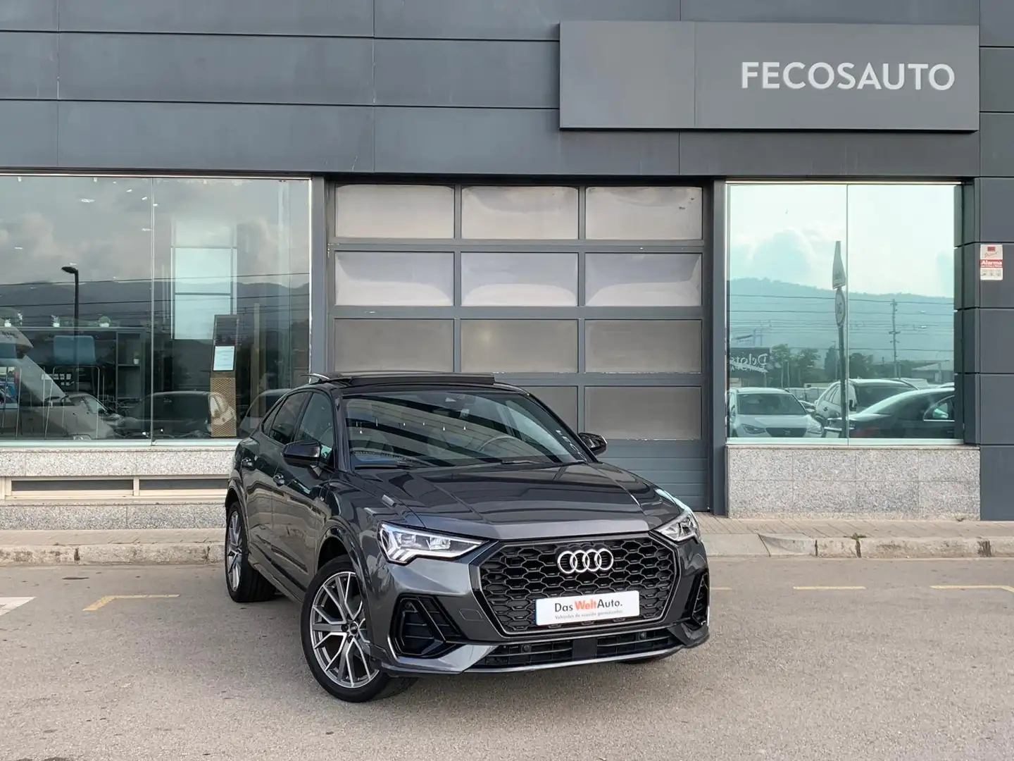 Audi Q3 Sportback 40 TFSI quattro Black line S tronic Gris - 1