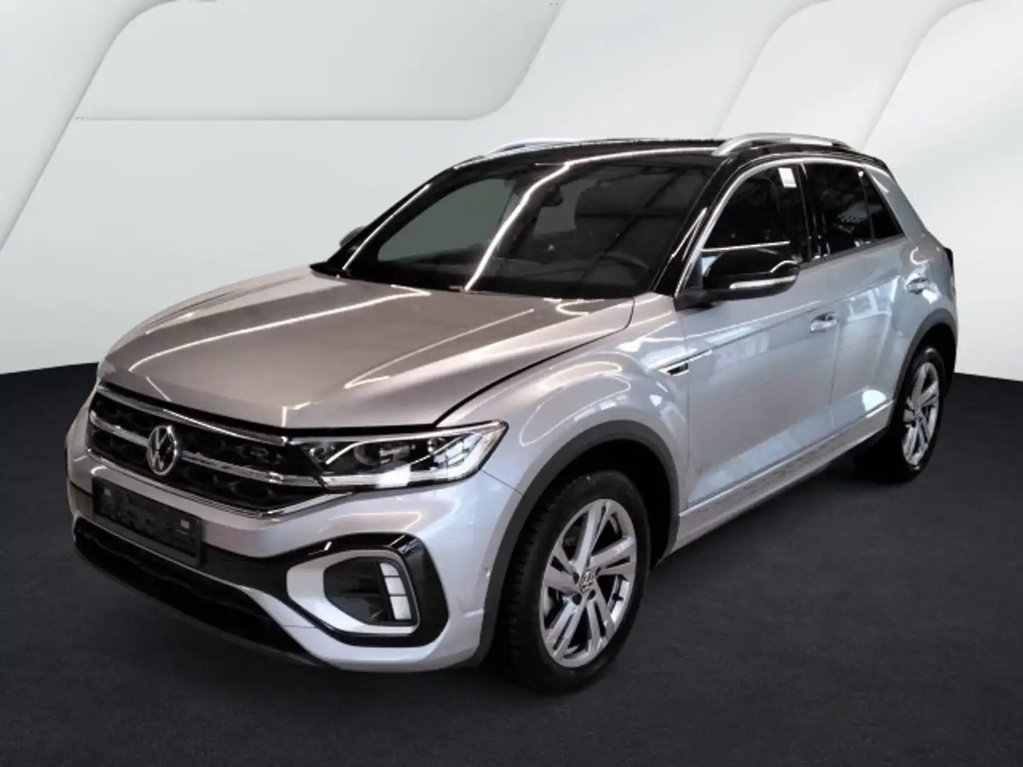 Volkswagen T-Roc 1.5 TSI DSG R-LINE LED KAMERA AHK NAVI Silber - 2