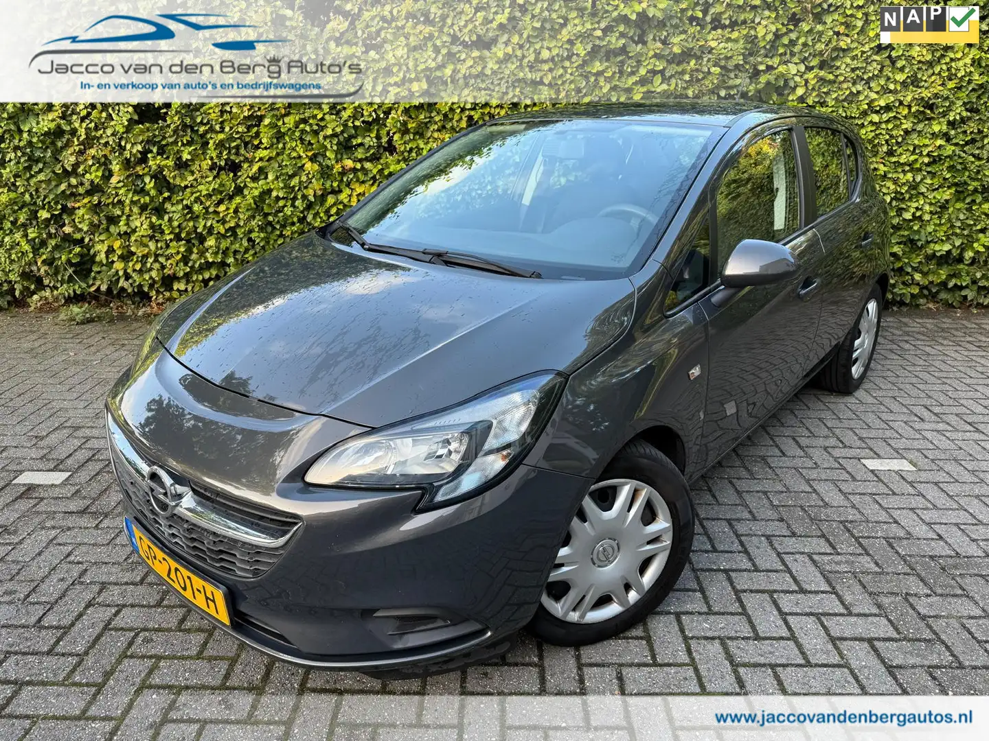 Opel Corsa 1.0 Turbo Edition I Airco Gris - 1