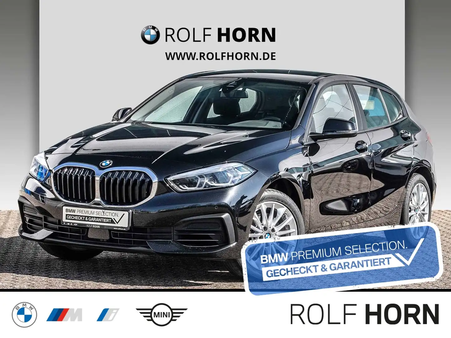 BMW 116 i Navi LED Klima Lenkradhzg. RKamera Sitzhzg. Schwarz - 1