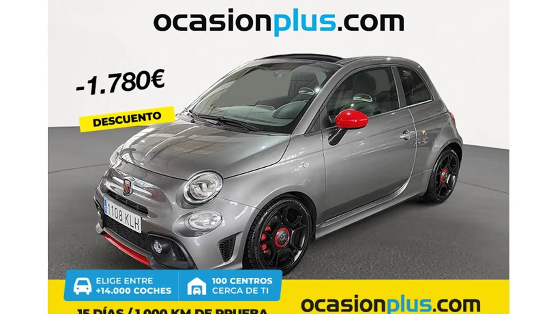 Abarth 595 1.4T JET TURISMO 160 Gris - 1