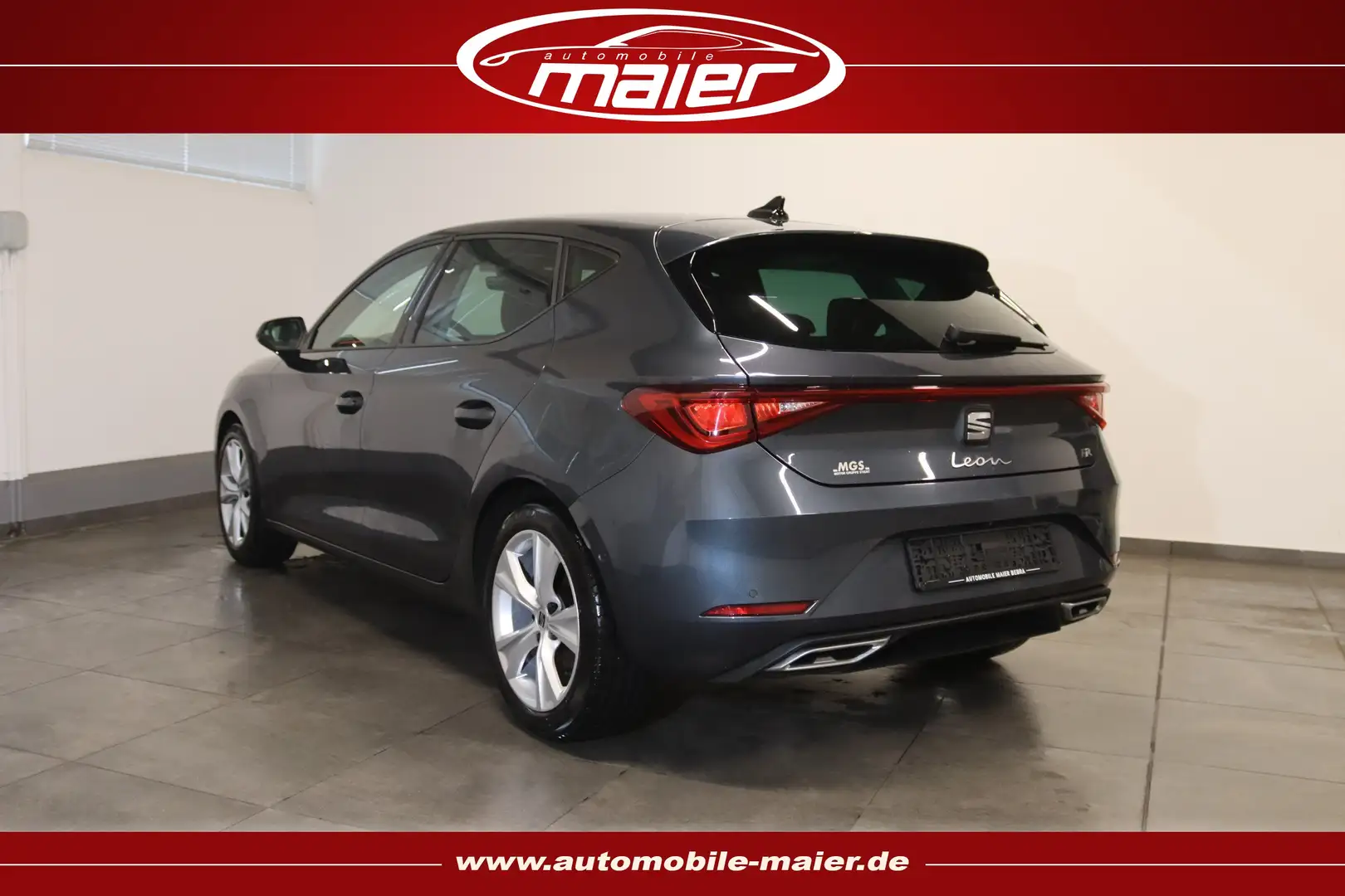 SEAT Leon 2.0 TDI FR-Virtual-Navi-AHK-LED-SHZ-KESSY- Grau - 2