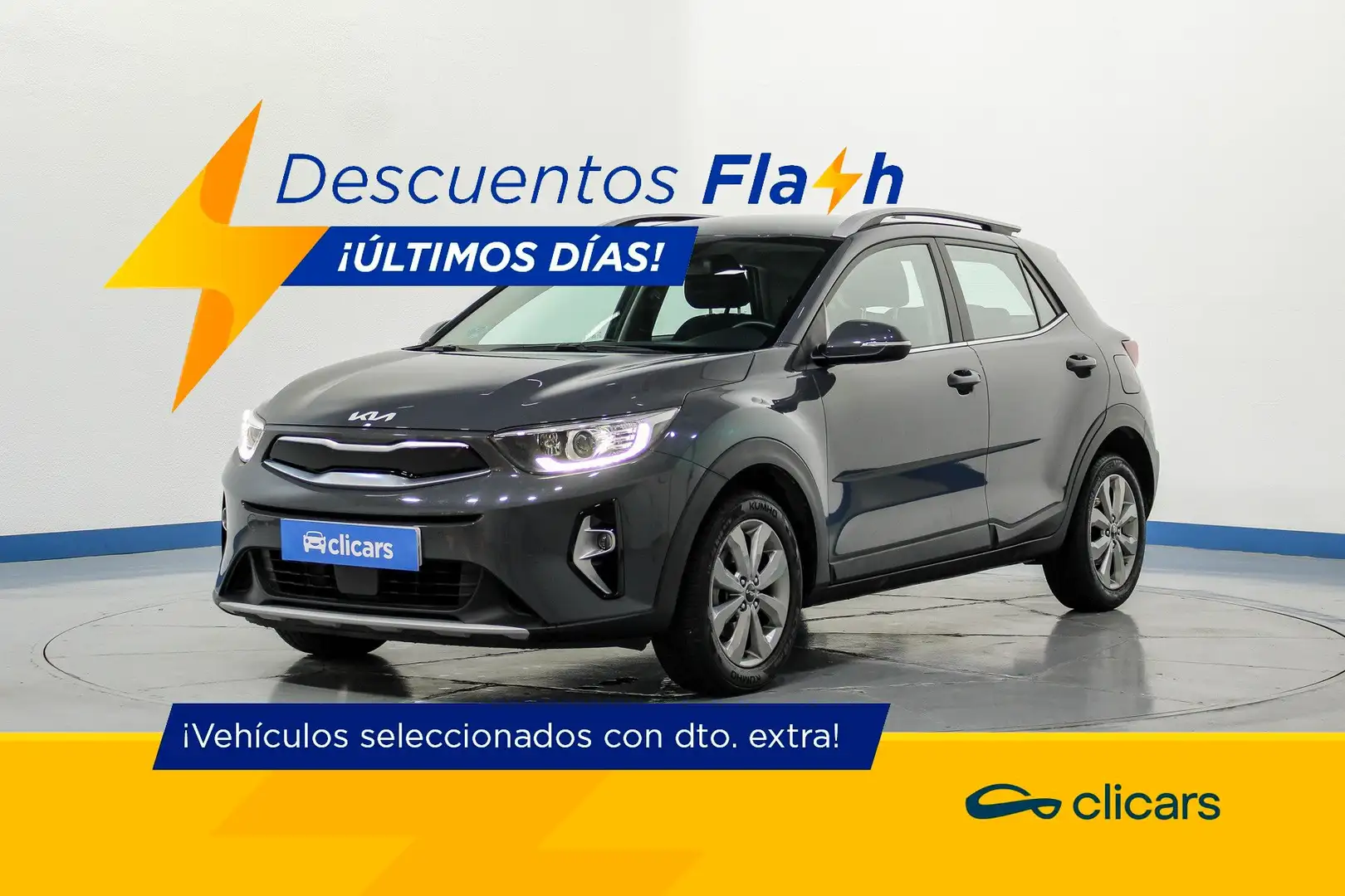 Kia Stonic 1.2 DPi Drive Plus srebrna - 1