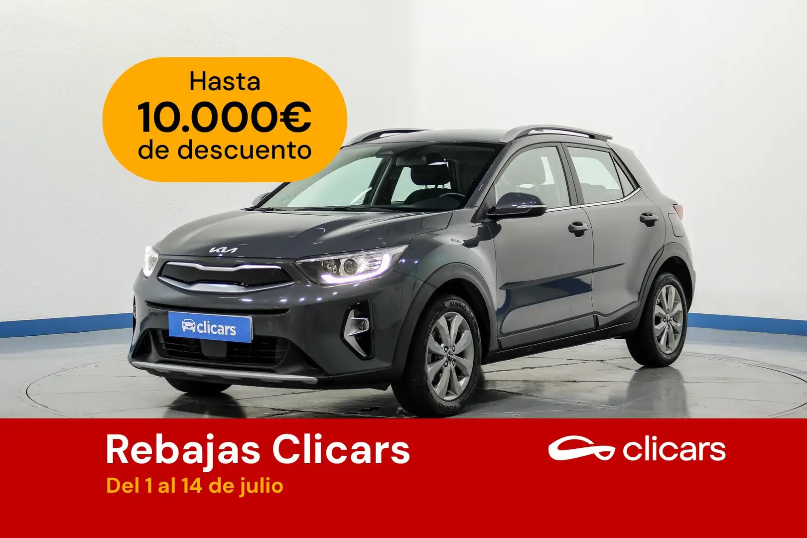 Kia Stonic 1.2 DPi Drive Plus Plateado - 1