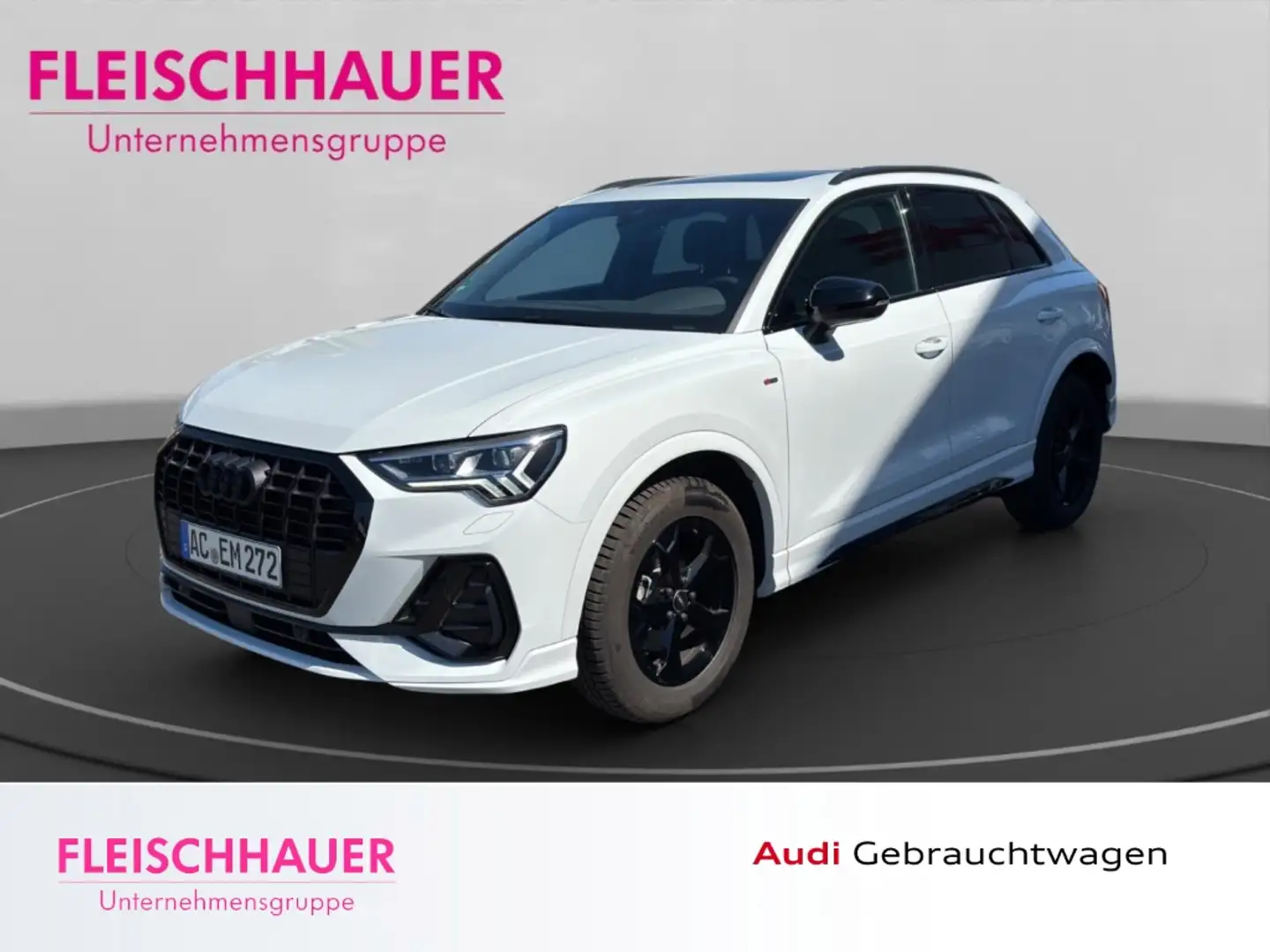 Audi Q3 S line 35 TFSI Automatik+Teileder+Navigation+Panor Weiß - 1