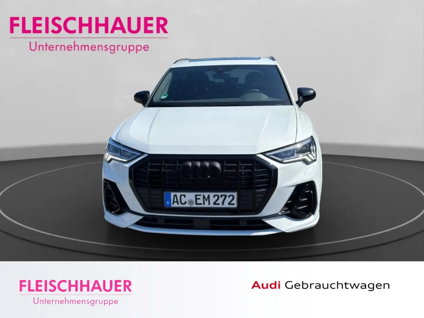 Audi Q3 S line 35 TFSI Automatik+Teileder+Navigation+Panor Weiß - 2