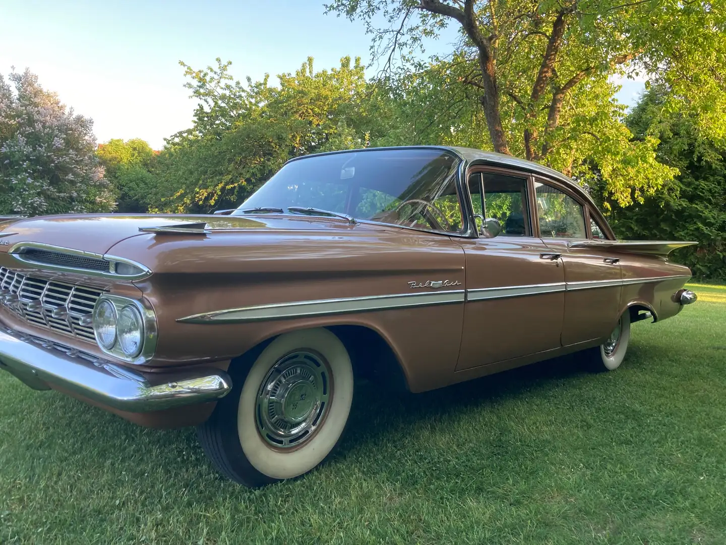 Chevrolet Bel Air 4 door Sedan 1959 V8 Bronz - 1