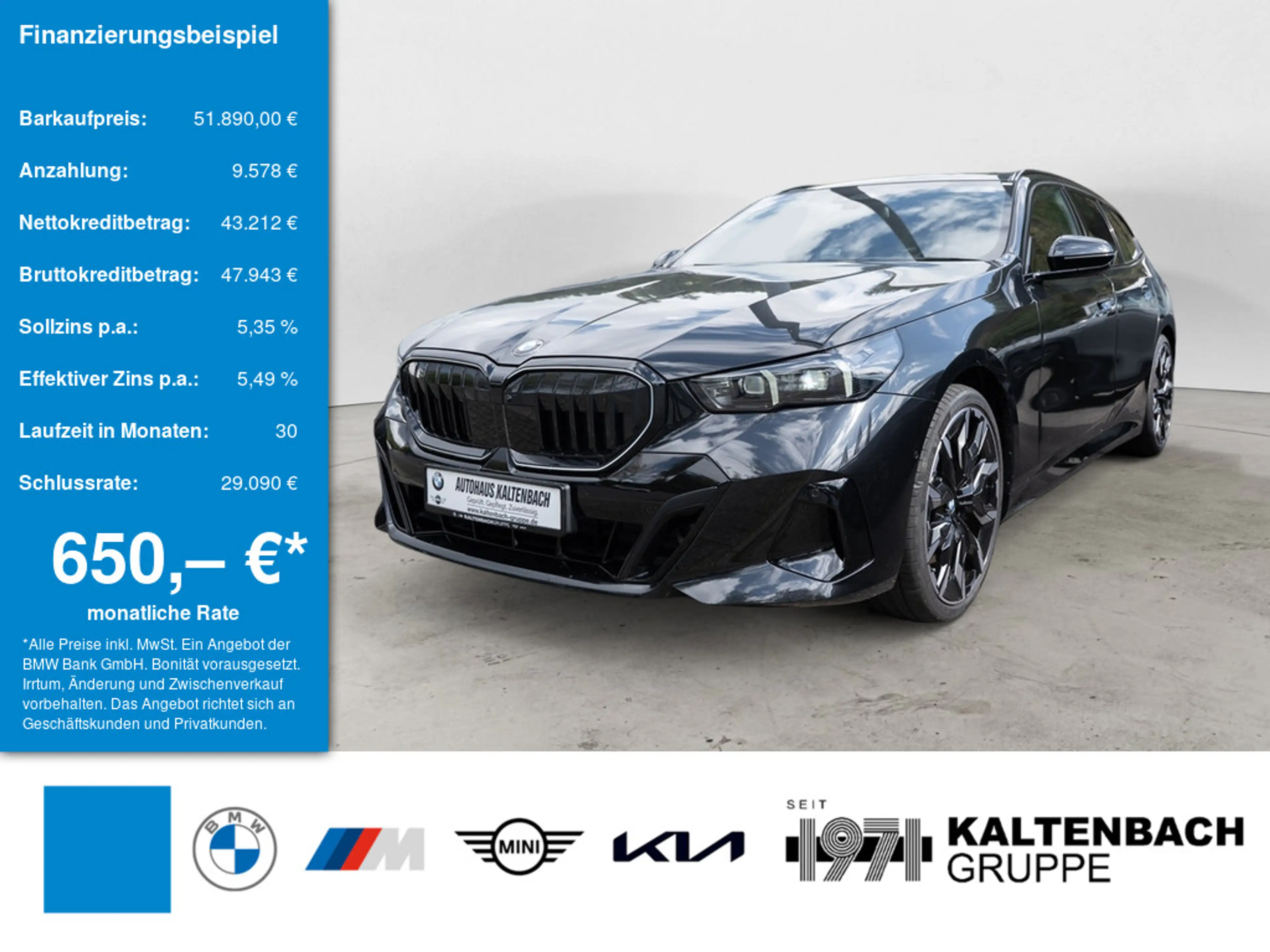 BMW 520 i Touring M-Sport Pro PANO AHK HUD 360°