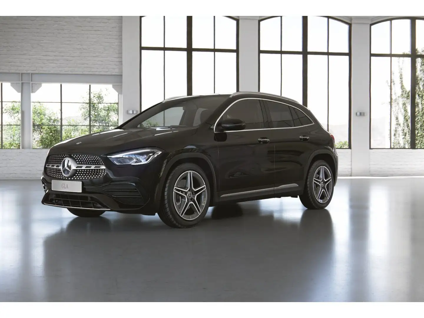 Mercedes-Benz GLA 200 d 4MATIC PTS Cam Navi AUT Wide AHK LED Schwarz - 1