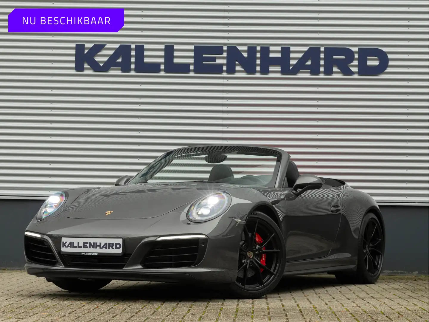 Porsche 991 Cabrio 3.0 Carrera 4S - 991.2 - Sport Chrono - 18- Gris - 1