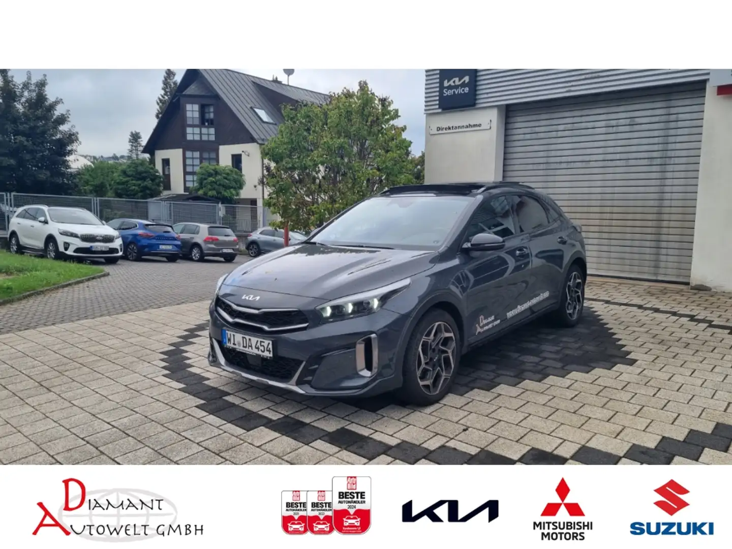 Kia XCeed 1.5T 140 DCT7 GT-Line Leder Glasdach Gris - 1