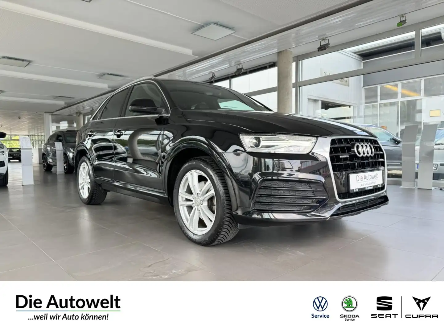 Audi Q3 sport quattro 2.0 TDI 3x S-LINE S-TRONIC NAVI Schwarz - 1