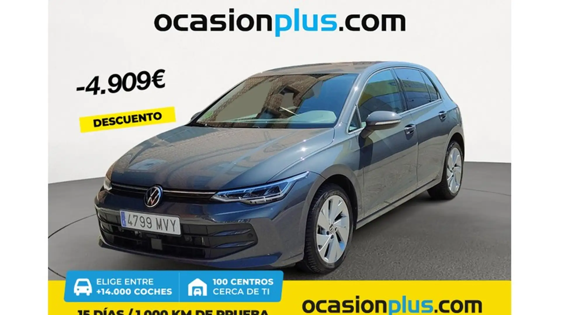 Volkswagen Golf 1.5 TSI Más 85kW Gris - 1