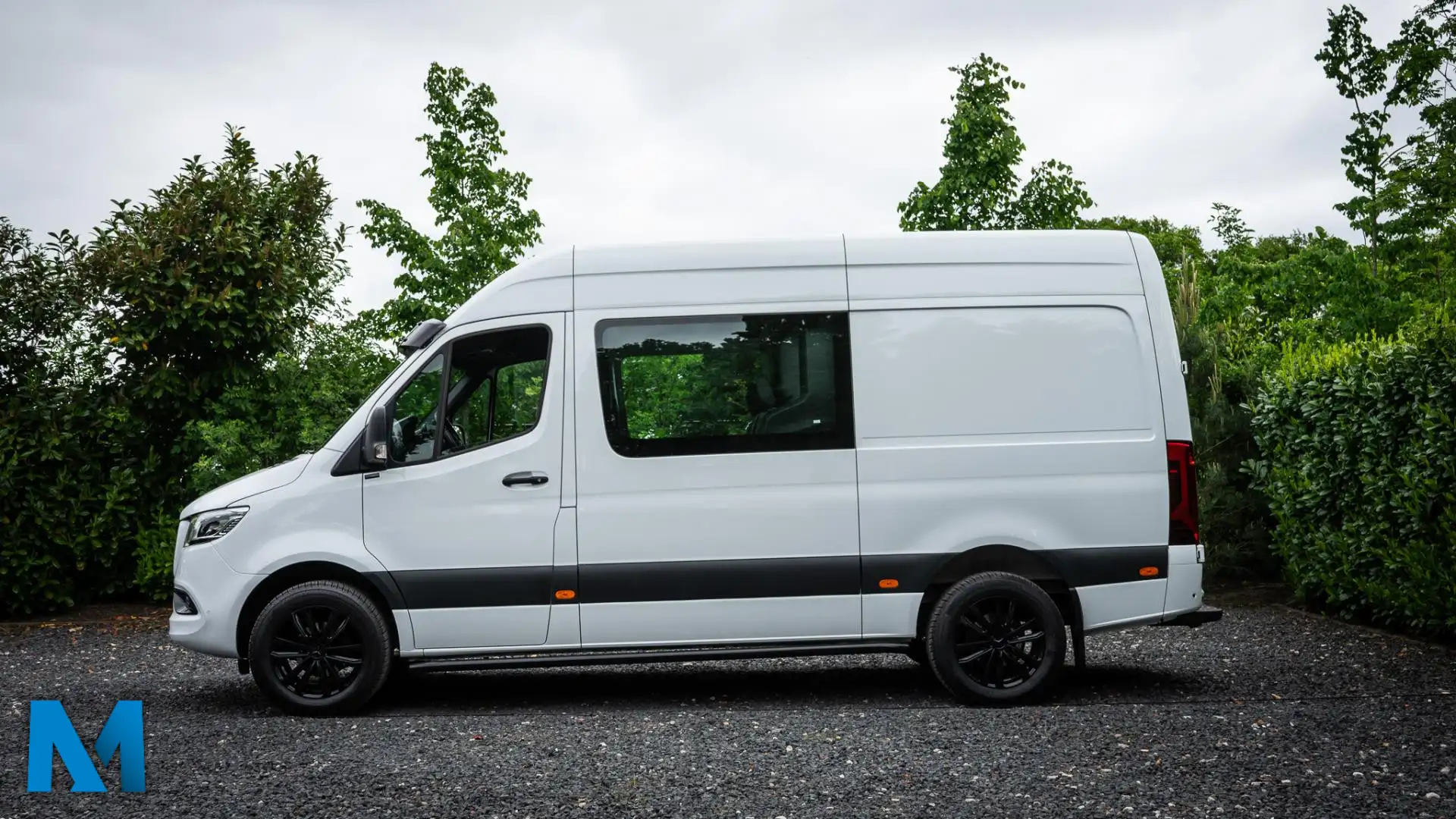 Mercedes-Benz Sprinter 319CDI L2H2 Autom. DC 6 persoons | LED | ACC | 360 Blanc - 2