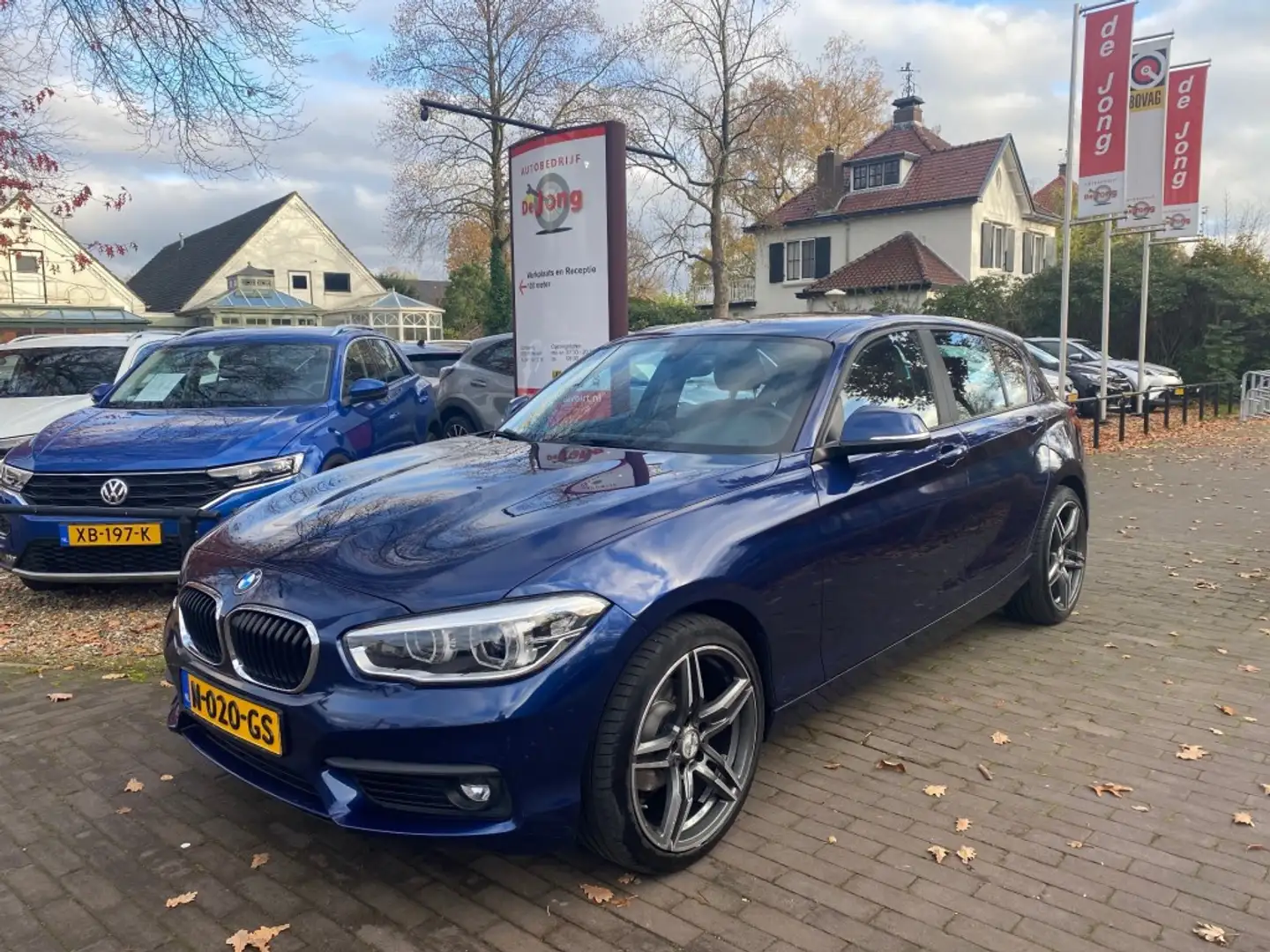 BMW 118 118I 136PK / NAVI / LEDER / AIRCO-ECC / 18'' LM-VE Bleu - 1