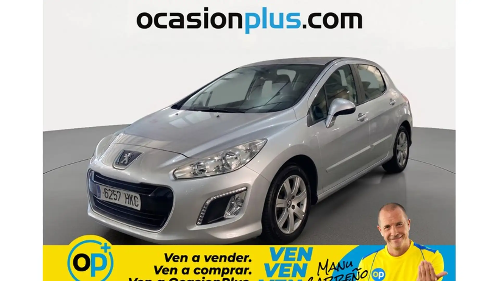 Peugeot 308 1.6e-HDI Blue Lion FAP Active Plateado - 1