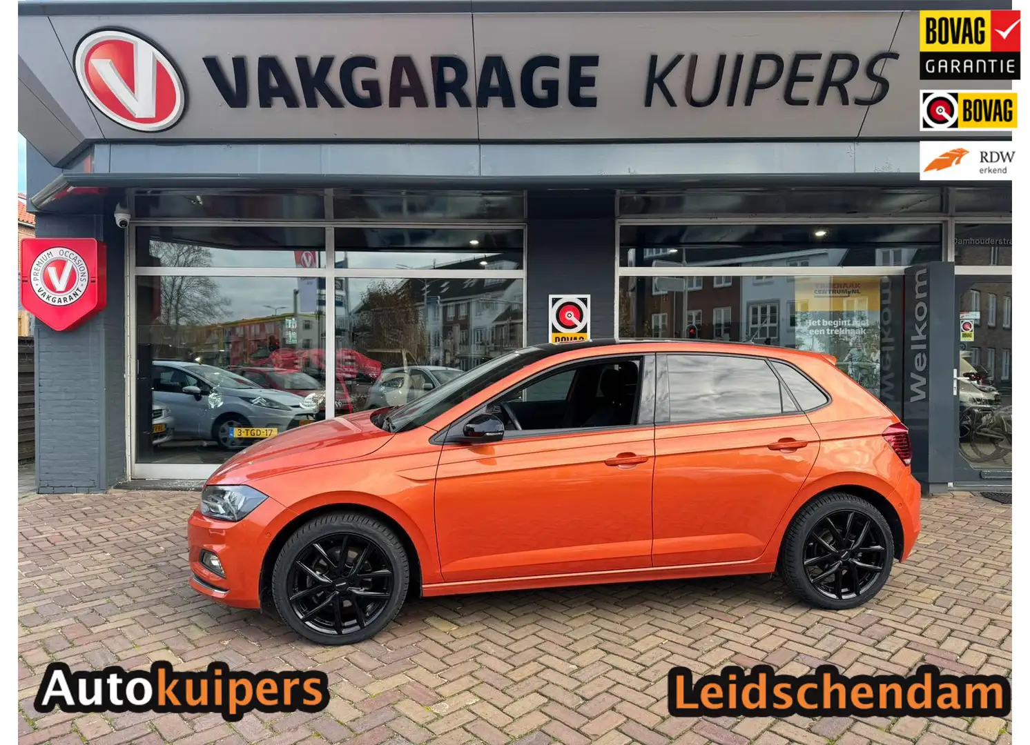 Volkswagen Polo 1.0 TSI Highline Business R Naranja - 1