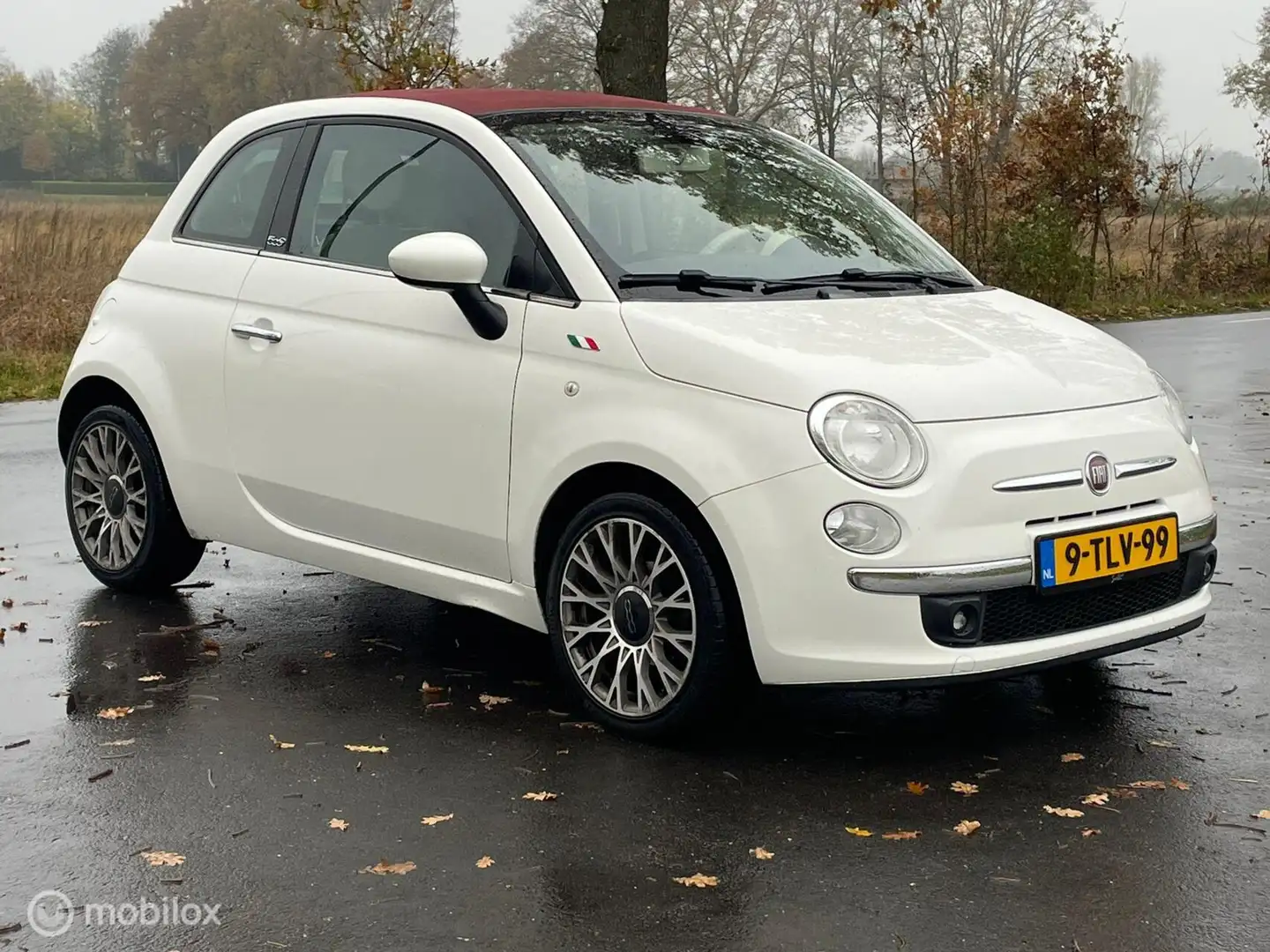 Fiat 500 1.2 Cabrio Weiß - 2